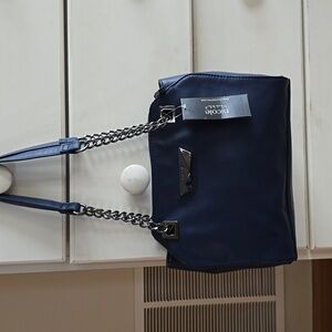 Navy Blue Nicole Miller Tasha Satchel NWT